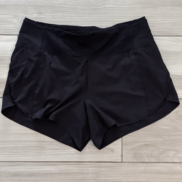 Lululemon Black Running Shorts - Picture 1 of 4